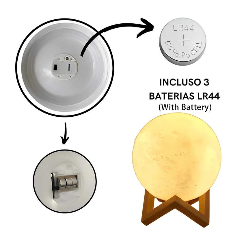 Luminária Lua Realista 3D – Atmosfera Aconchegante com Estilo