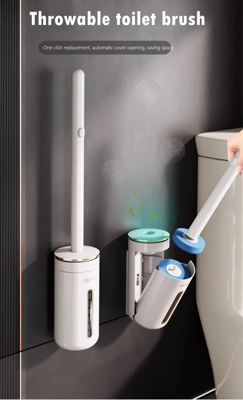 Escova Sanitária com Refil Descartável – Higiene sem contato