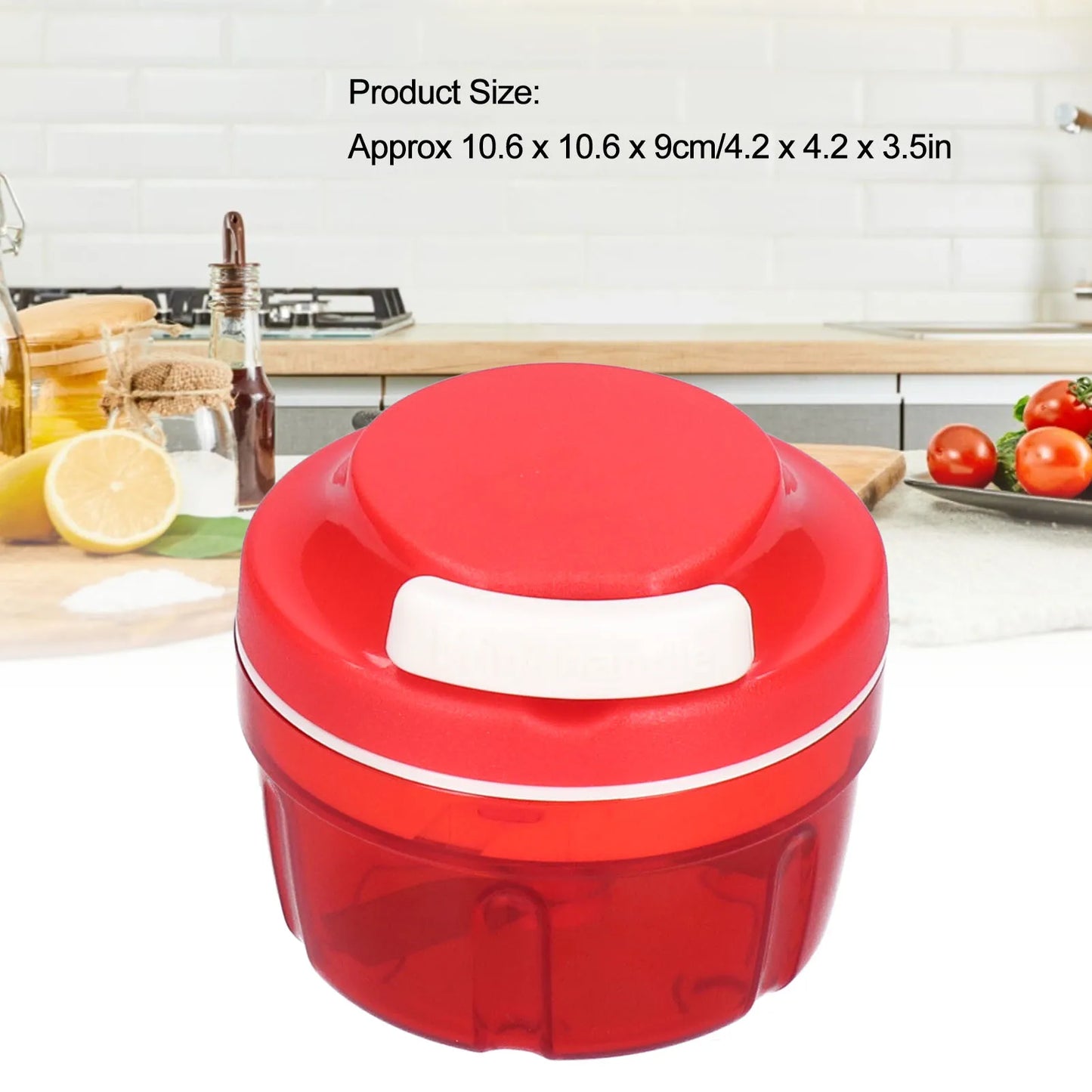 Mini Processador Manual para Temperos