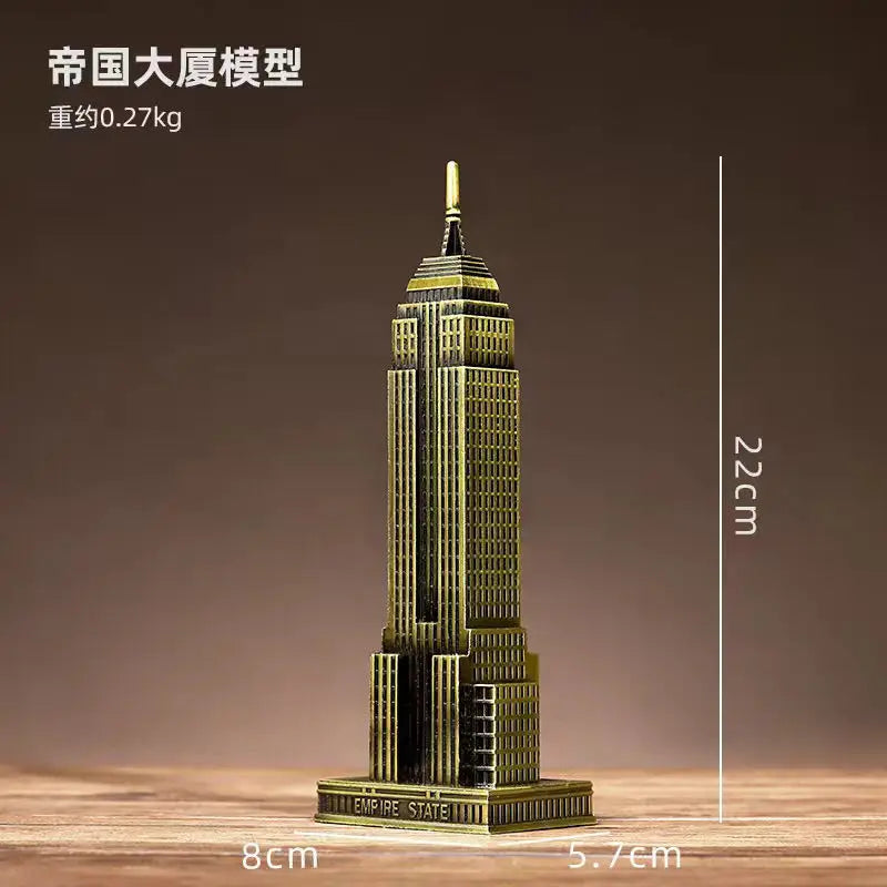 Miniaturas Arquitetônicas - Esculturas Metálicas de Luxo