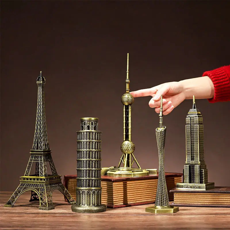 Miniaturas Arquitetônicas - Esculturas Metálicas de Luxo