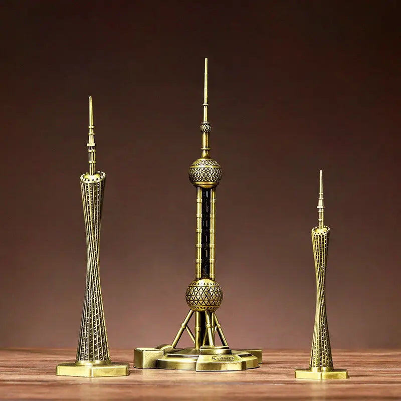 Miniaturas Arquitetônicas - Esculturas Metálicas de Luxo