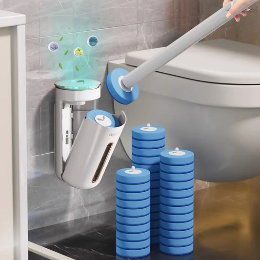 Escova Sanitária com Refil Descartável – Higiene sem contato