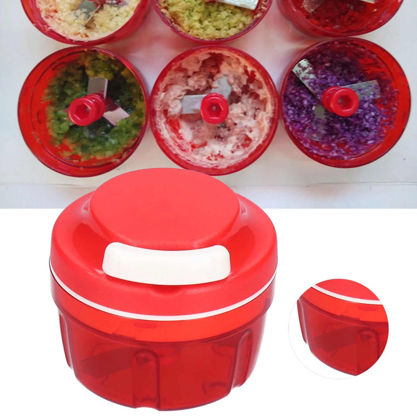 Mini Processador Manual para Temperos