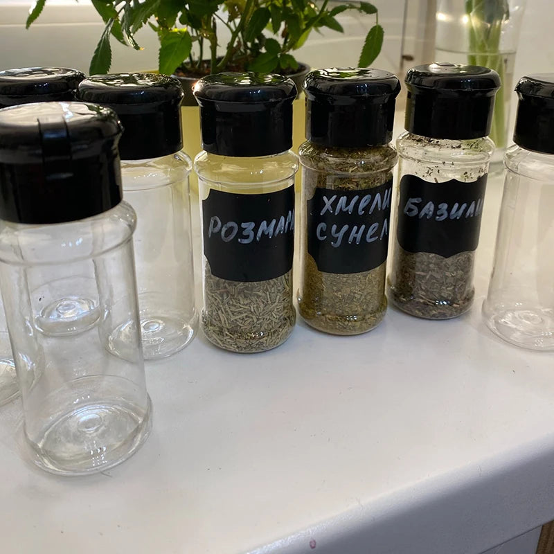 Kit Potes para Condimentos e Temperos com Dosador Integrado