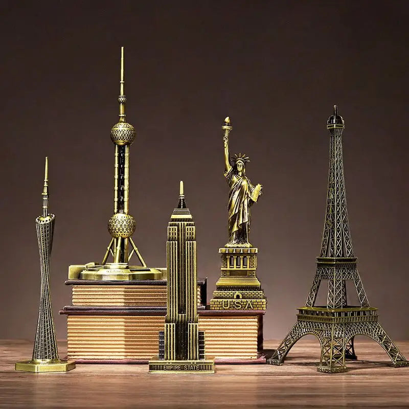 Miniaturas Arquitetônicas - Esculturas Metálicas de Luxo