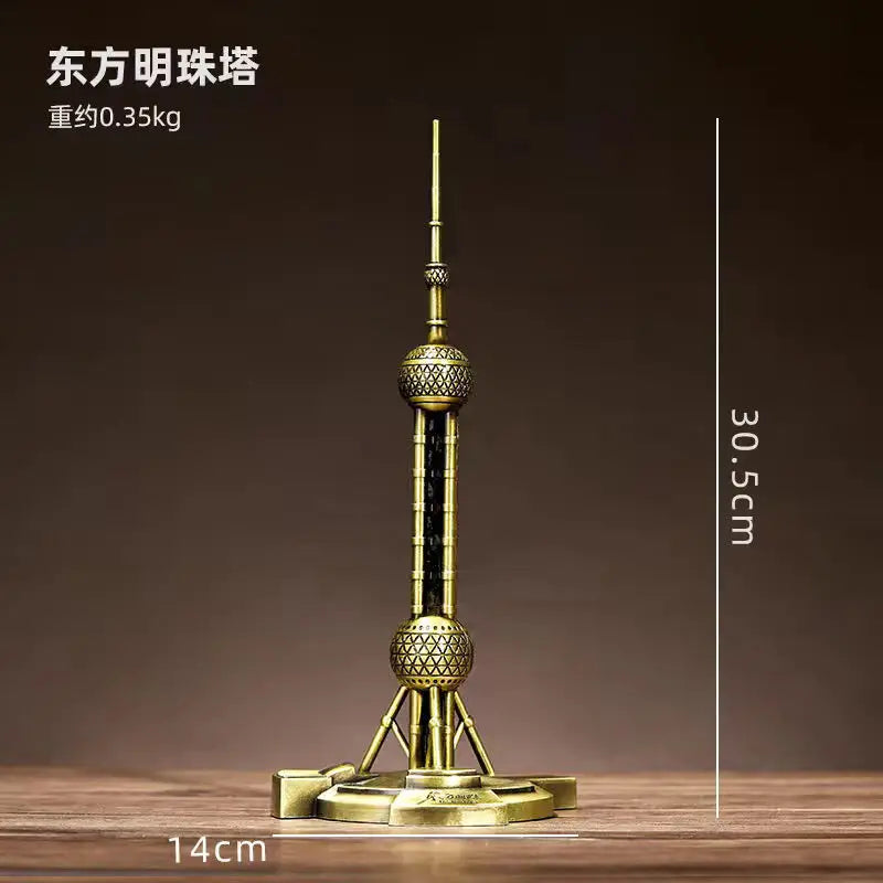 Miniaturas Arquitetônicas - Esculturas Metálicas de Luxo