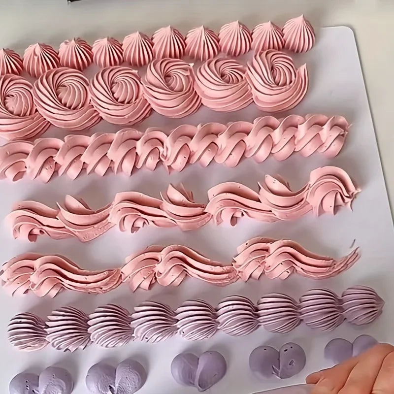 Kit Bicos de Confeitar Inox 8 Peças – Decoração Profissional para Bolos e Doces
