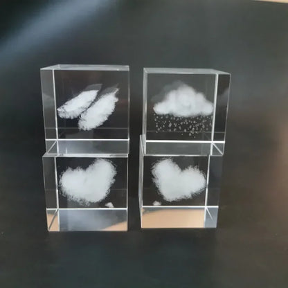 Luminária Cristal 3D – Universo em Cubo