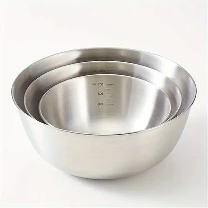 Mix Inox – Kit 3 Tigelas com Medidor