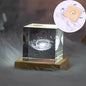 Luminária Cristal 3D – Universo em Cubo