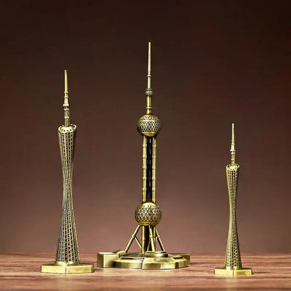 Miniaturas Arquitetônicas - Esculturas Metálicas de Luxo