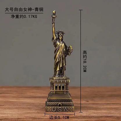 Miniaturas Arquitetônicas - Esculturas Metálicas de Luxo