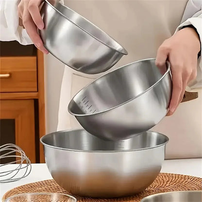 Mix Inox – Kit 3 Tigelas com Medidor