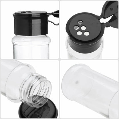 Kit Potes para Condimentos e Temperos com Dosador Integrado