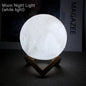 Luminária Lua Realista 3D – Atmosfera Aconchegante com Estilo