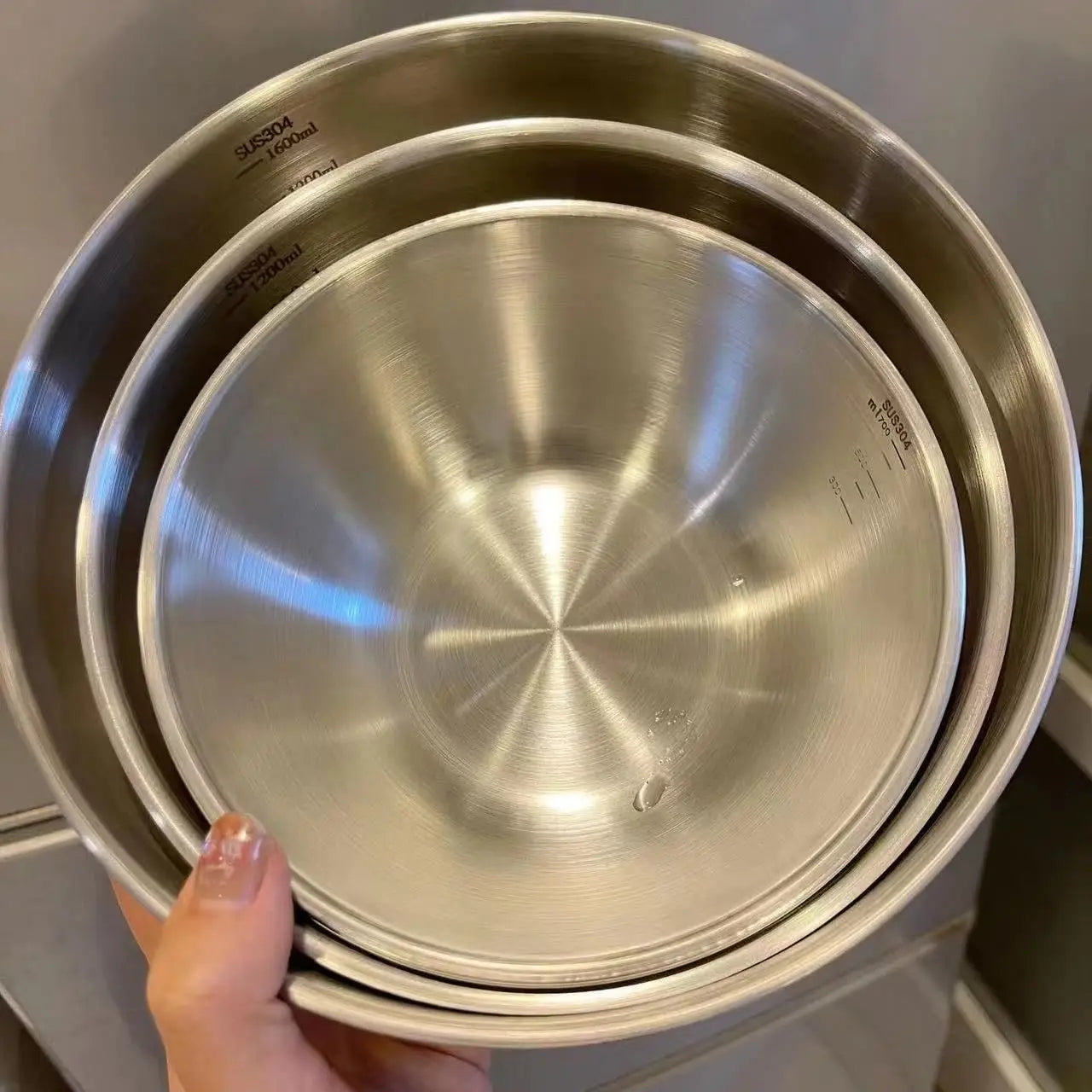 Mix Inox – Kit 3 Tigelas com Medidor
