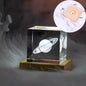 Luminária Cristal 3D – Universo em Cubo