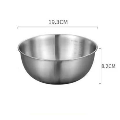 Mix Inox – Kit 3 Tigelas com Medidor