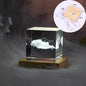 Luminária Cristal 3D – Universo em Cubo