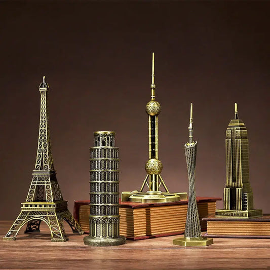 Miniaturas Arquitetônicas - Esculturas Metálicas de Luxo