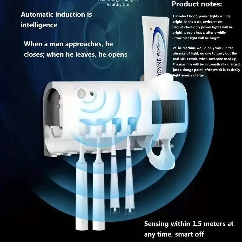 Esterilizador de Escovas de Dente com Luz Ultravioleta