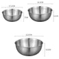 Mix Inox – Kit 3 Tigelas com Medidor